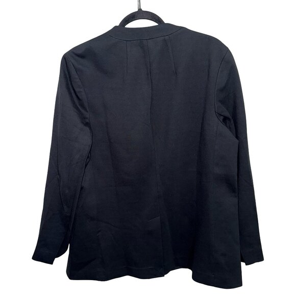 Spanx Perfect Collarless Blazer Classic Black Sz Lg NWT. - Picture 6 of 14